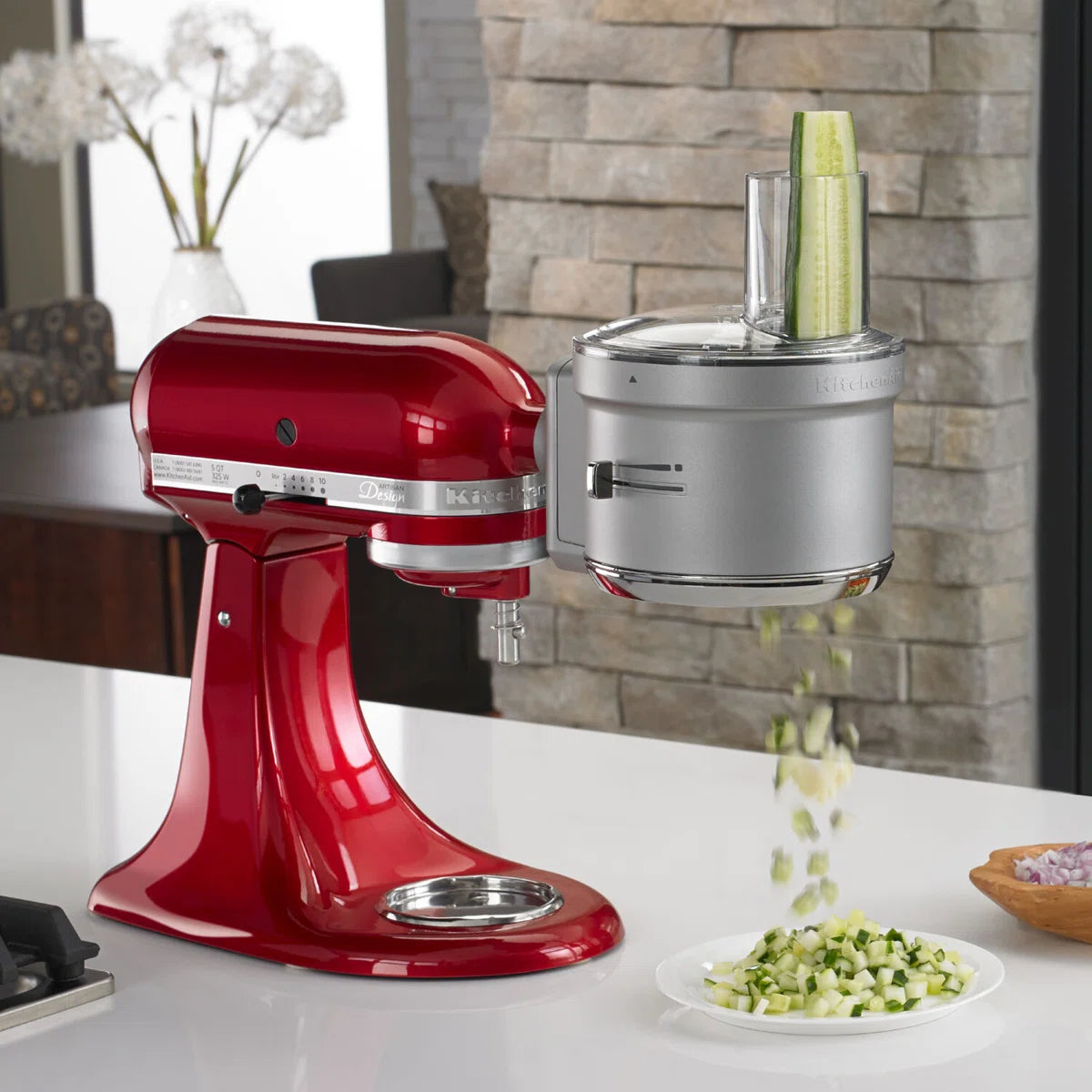 KitchenAid® Food Processor Attachment with Commercial Style Dicing