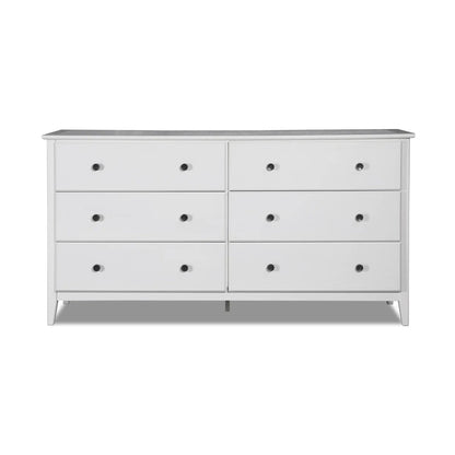 Greenport Solid Wood 63.75'' W 6 - Drawer Dresser