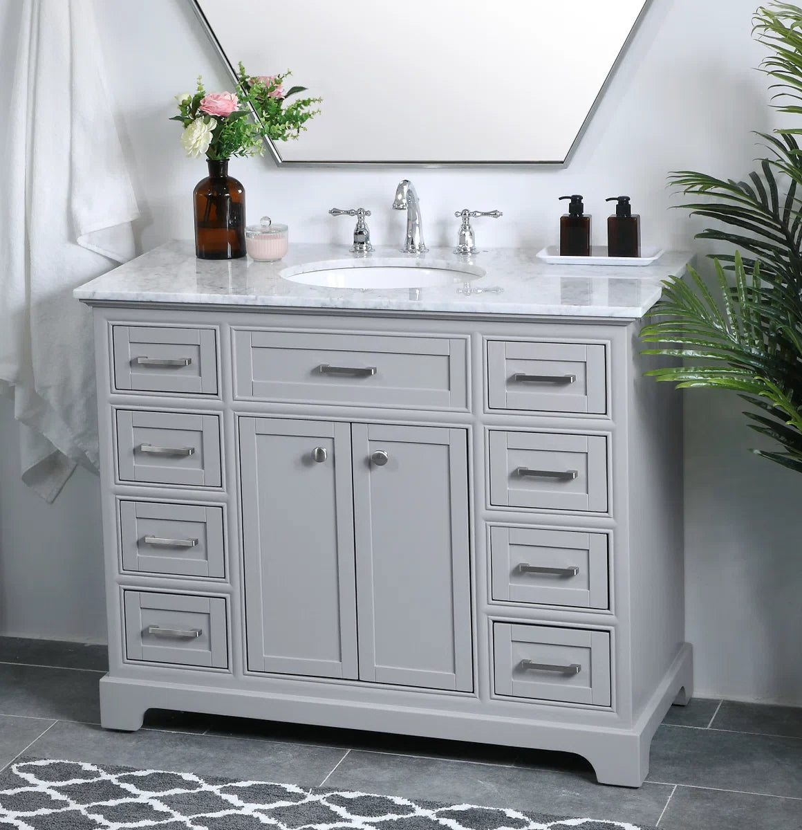 Hermes 42" Single Bathroom Vanity Set