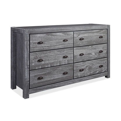 Montauk Solid Wood 59.5'' W 6 - Drawer Dresser