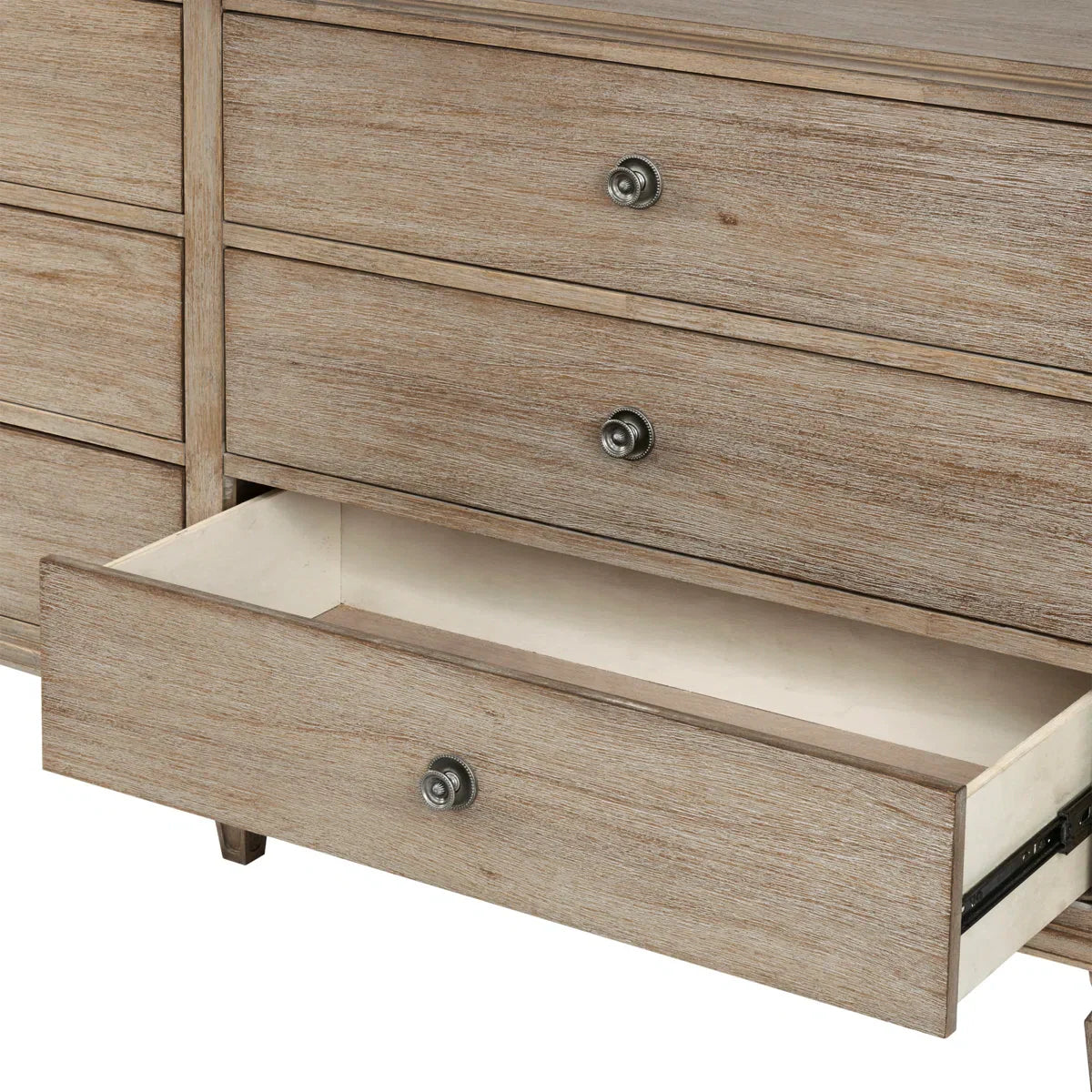 Victoria 6-Drawer Double Wide Wood Dresser