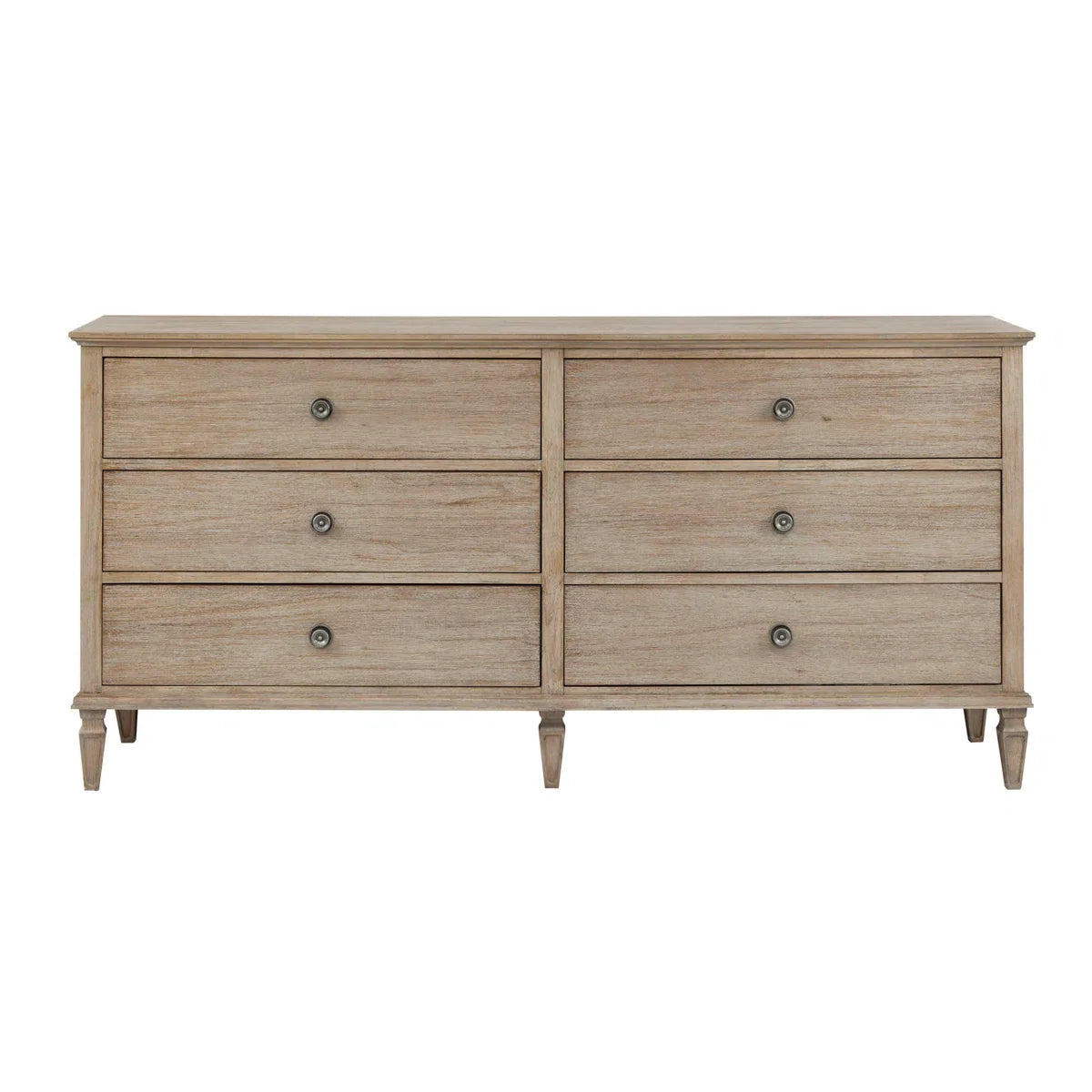 Victoria 6-Drawer Double Wide Wood Dresser